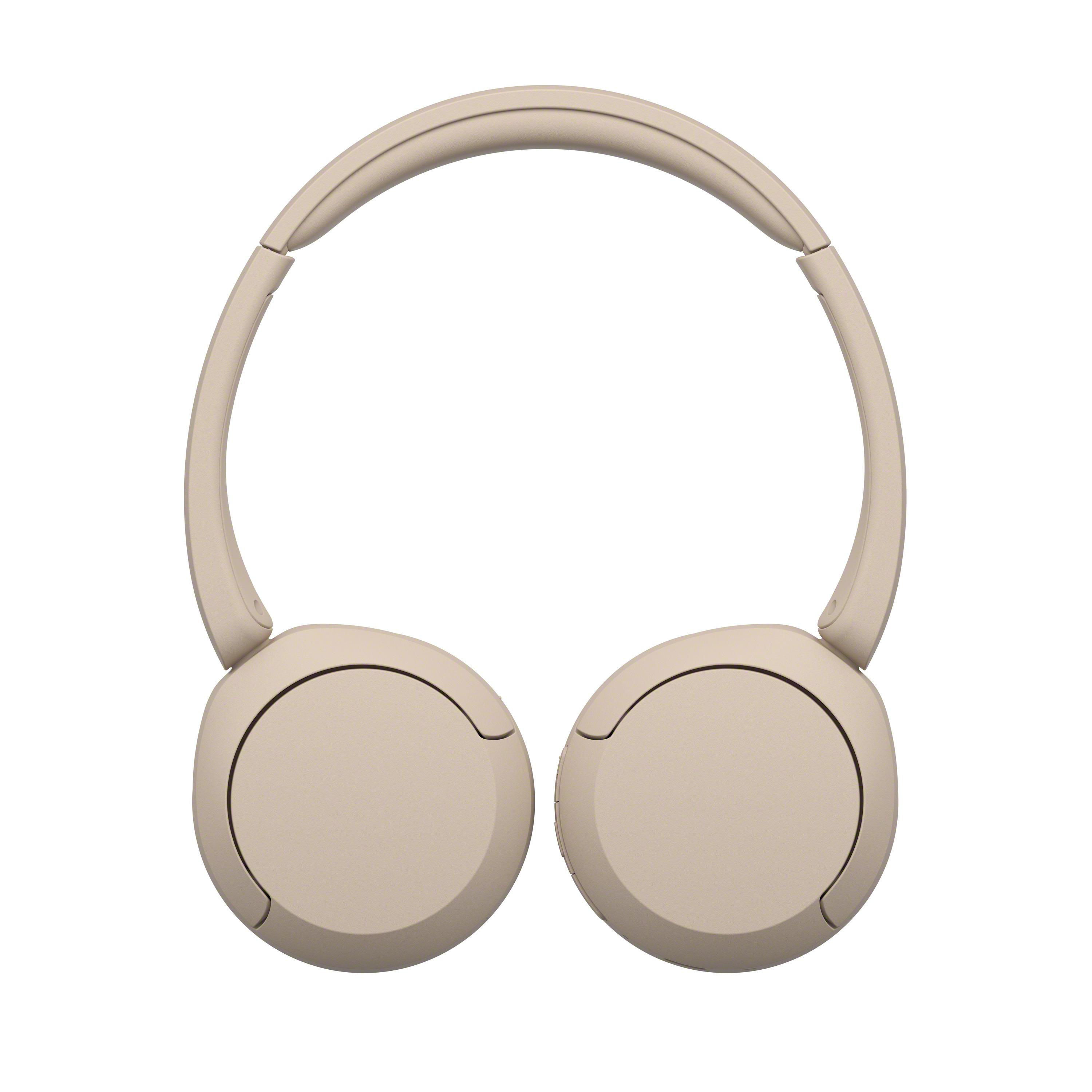 Beige On-ear SONY Kopfhörer Bluetooth WH-CH520,