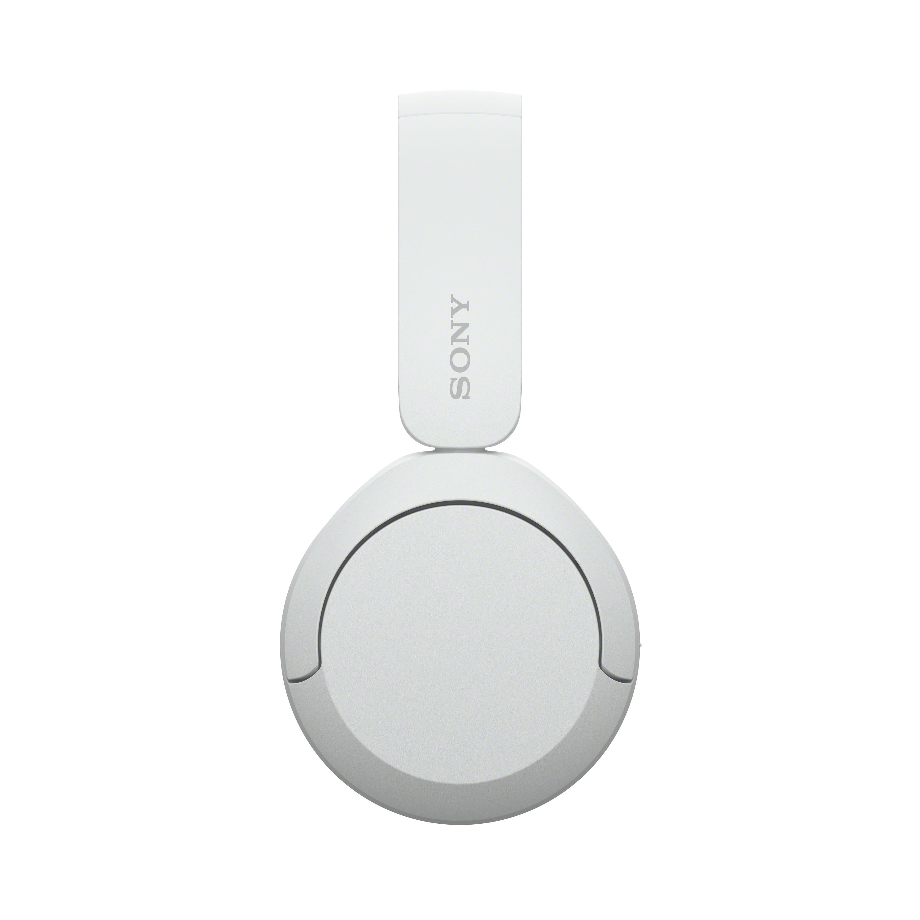 SONY White Kopfhörer Bluetooth WH-CH520, On-ear
