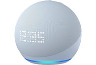 AMAZON Echo Dot (5e génération) avec horloge - Haut-parleur intelligent (Gris-bleu)