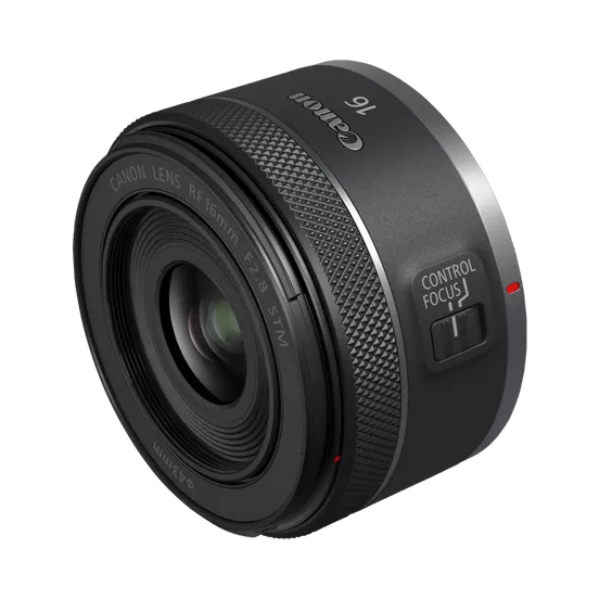 Objetivo - Canon RF 16MM F2.8 STM, Distancia focal 16 mm, Longitud 40.2 mm, Negro