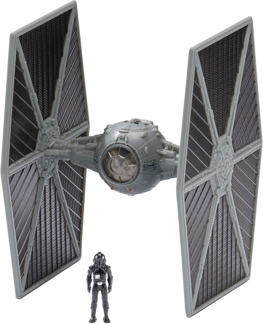 JAZWARES Star wars Csillagok háborúja Tie Fighter (szürke) és pilóta (SWJ0004)