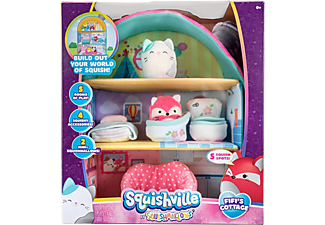 JAZWARES Squishville nagy plüss játékkészlet, Fifi házikója (SQM0048C-1)