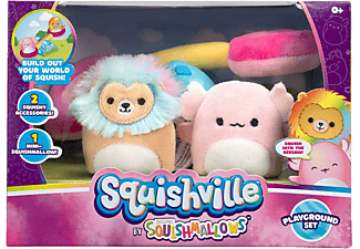 JAZWARES Squishville mini plüss játékkészlet, játszótéri készlet (SQM0057D-4)