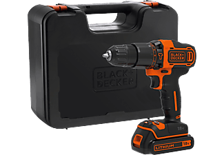 BLACK+DECKER BDCHD18K Set - Perceuse à percussion sans fil (Noir/Orange)