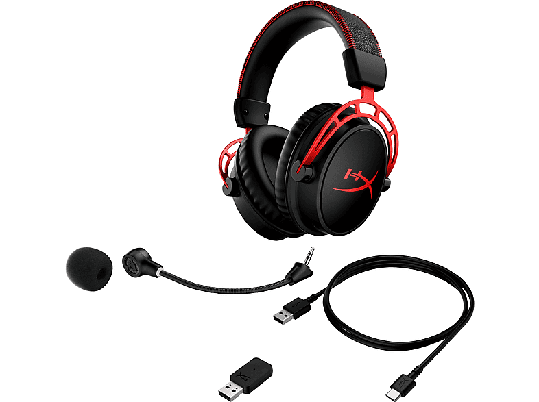HYPERX HYPERX Cloud Alpha – Wireless-Gaming-Headset (Schwarz-Rot); Gaming Headset — Foto 2 von 5