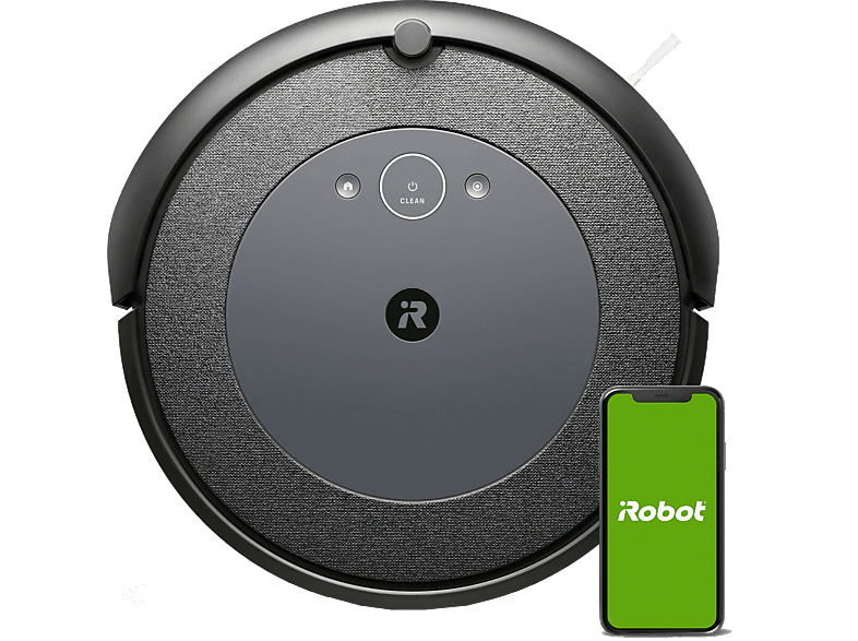 Robot aspirador  iRobot Roomba i1156, Tecnología Dirt Detect, Autonomía 75  min, Asistente de voz, WiFi, Gris