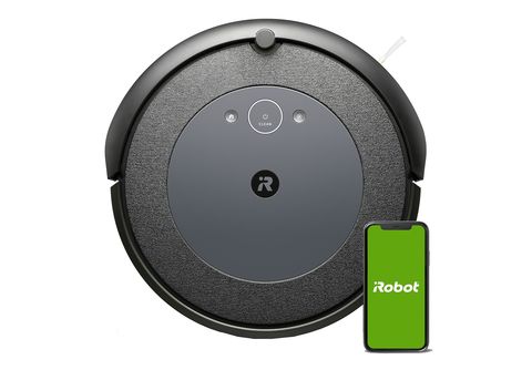 Robot aspirador  iRobot Roomba i5, 0.4 l, Autonomía 75 min, Tecnologia  AeroForce, Control por voz, Negro