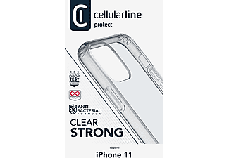 CELLULARLINE iPhone 11 Clearduo Sert Şeffaf Telefon Kılıfı Şeffaf Gri_1