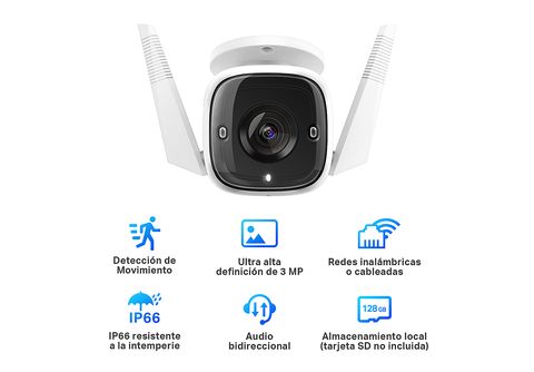 Cámara de seguridad Xiaomi Mi 360° home security camera 2K con resolución  de 3MP visión nocturna incluida blanca