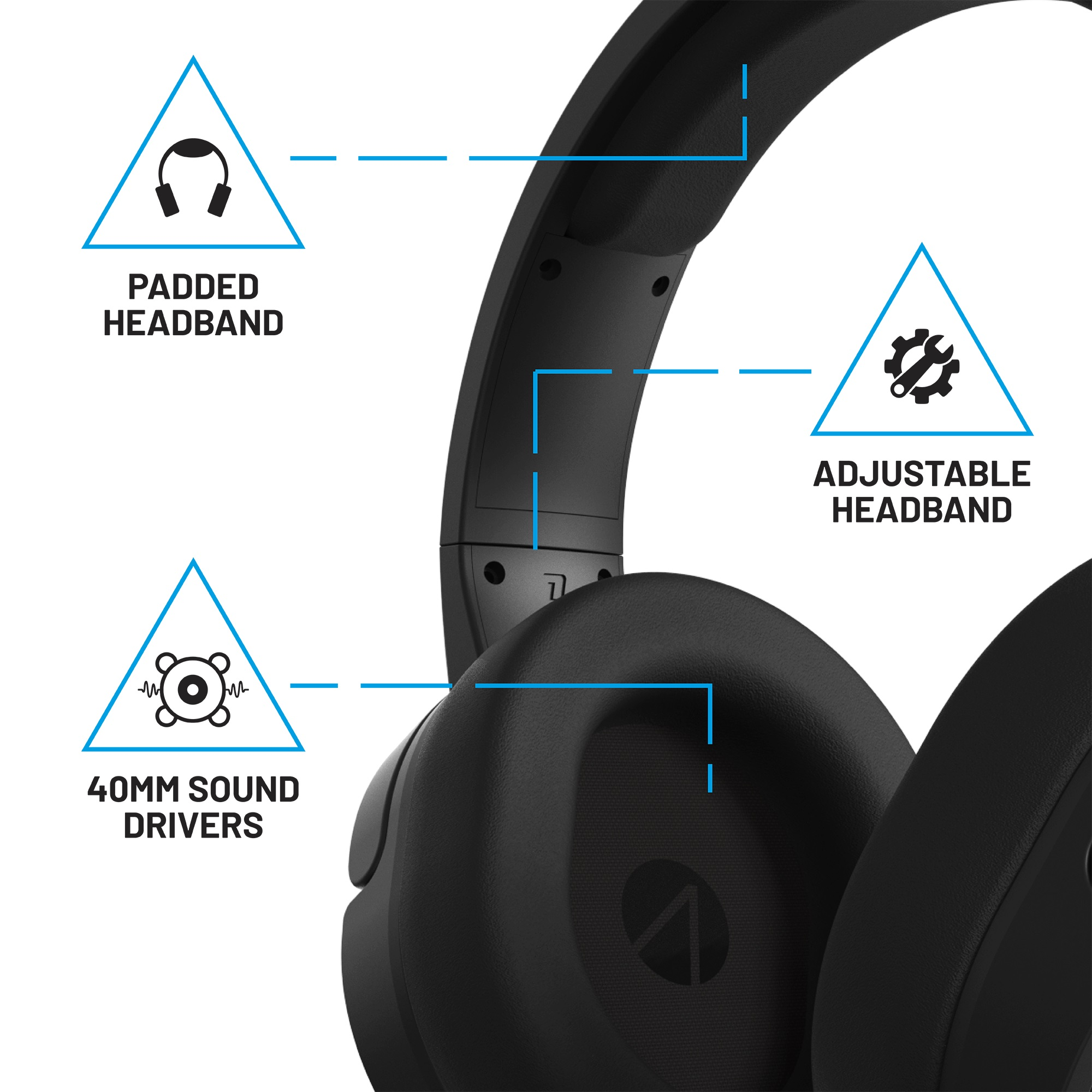 STEALTH Panther Gaming Schwarz Headset Over-ear (PS4/PS5/XBOX/NSW), Headset Gaming