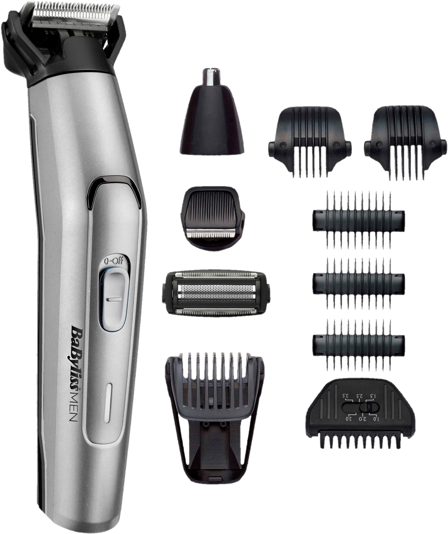BABYLISS MT861E Multi 11in1 - Tondeuse multistyles (Argent)