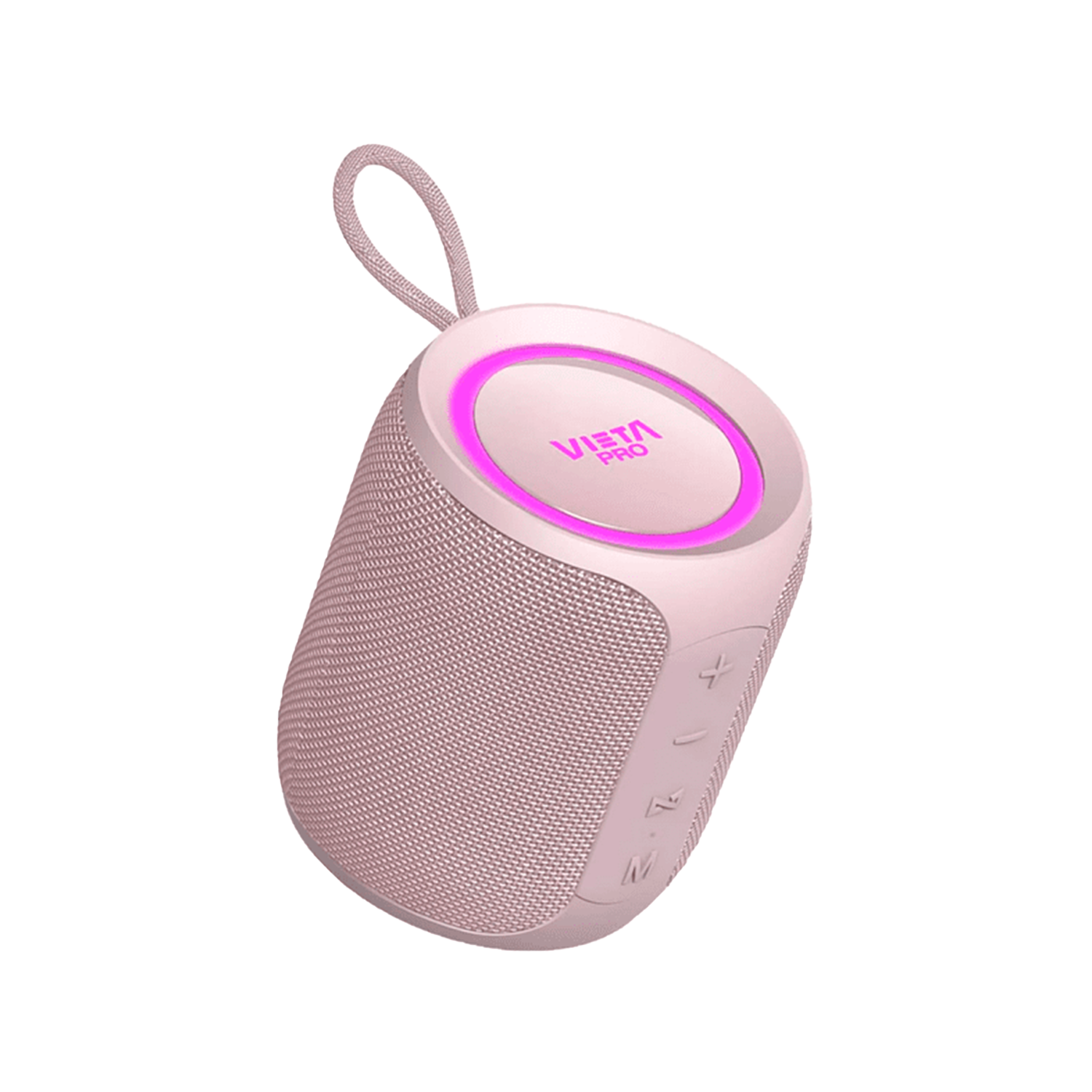 Altavoz inalámbrico - Vieta Pro Easy 2, 20 W, Resistente al agua, Autonomía 12h, BT 5.0, Rosa