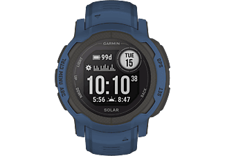 GARMIN Instinct 2 Solar - GPS-Smartwatch (Largeur : 22 mm, silicone, Bleu foncé)