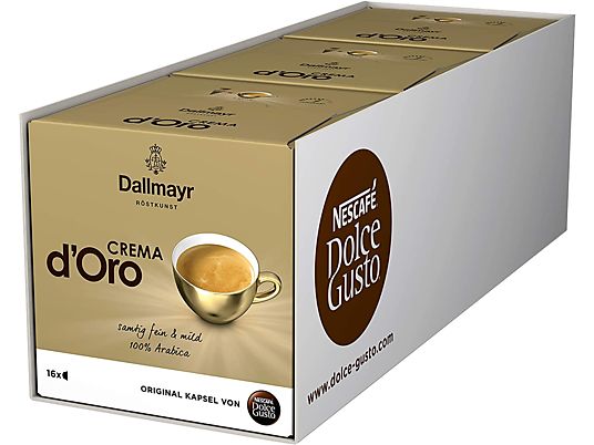 NESCAFÉ Dolce Gusto Dallmayr Crema d'Oro pack de 3 - Capsules de café