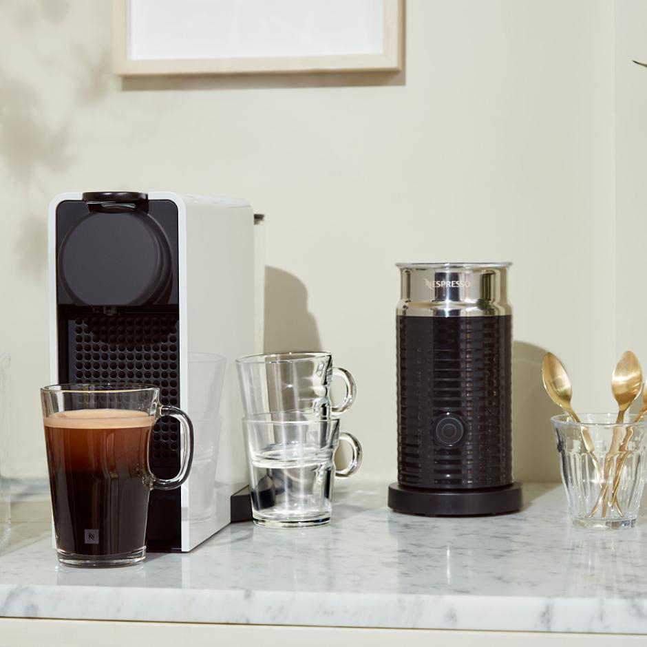 NESPRESSO AEROCCINO 3 Milchaufschäumer, Schwarz/Silber, 505 Watt, 240 ml