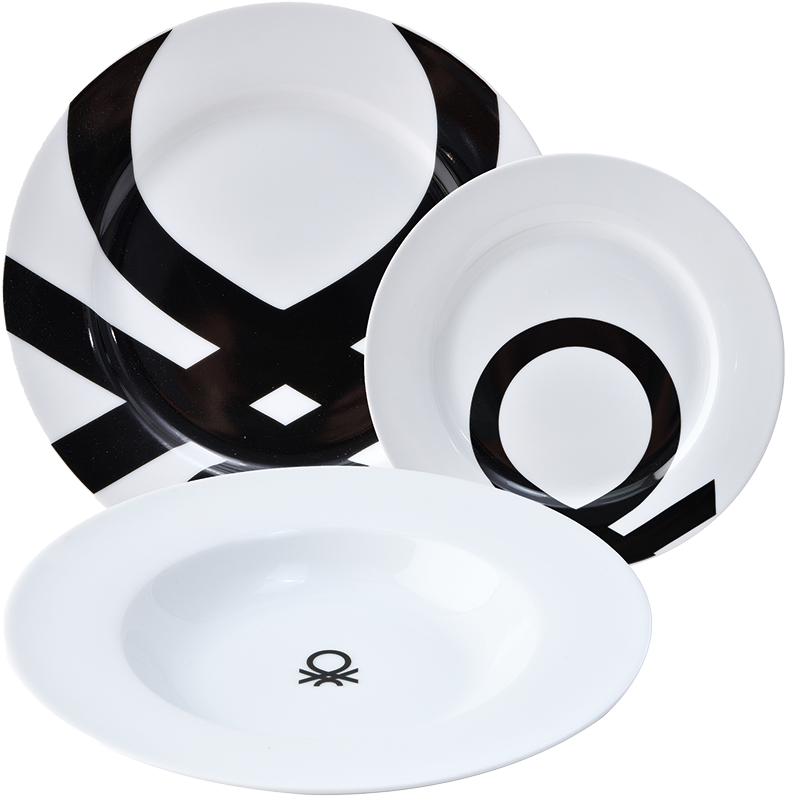 BENETTON BE-0244 Étkészlet szett - 18 részes