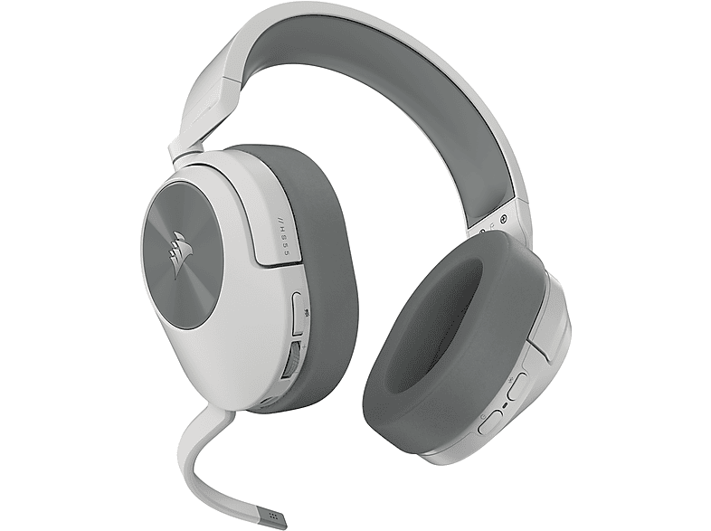 CORSAIR Gaming Headset HS55 Wireless, Over-Ear, 32 Ohm, 7.1 Surround, 50mm Treiber, 2.4GHz/Bluetooth, Weiß — Foto 2 von 5