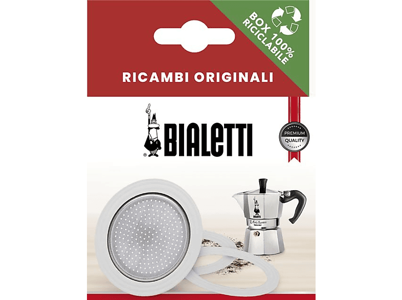 BIALETTI 800033 Dichtungsset für 3-4-Tassen Alu Moka Express