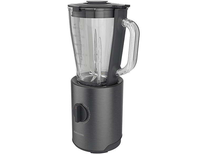 GRUNDIG SM 7140 Standmixer Dark Inox/Edelstahl (800 Watt, 1.5 l)