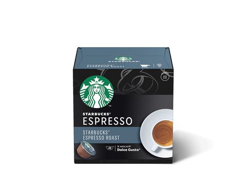 Cápsulas monodosis  Starbucks Espresso Roast, Intensidad 11, 12 cápsulas,  Para Dolce Gusto