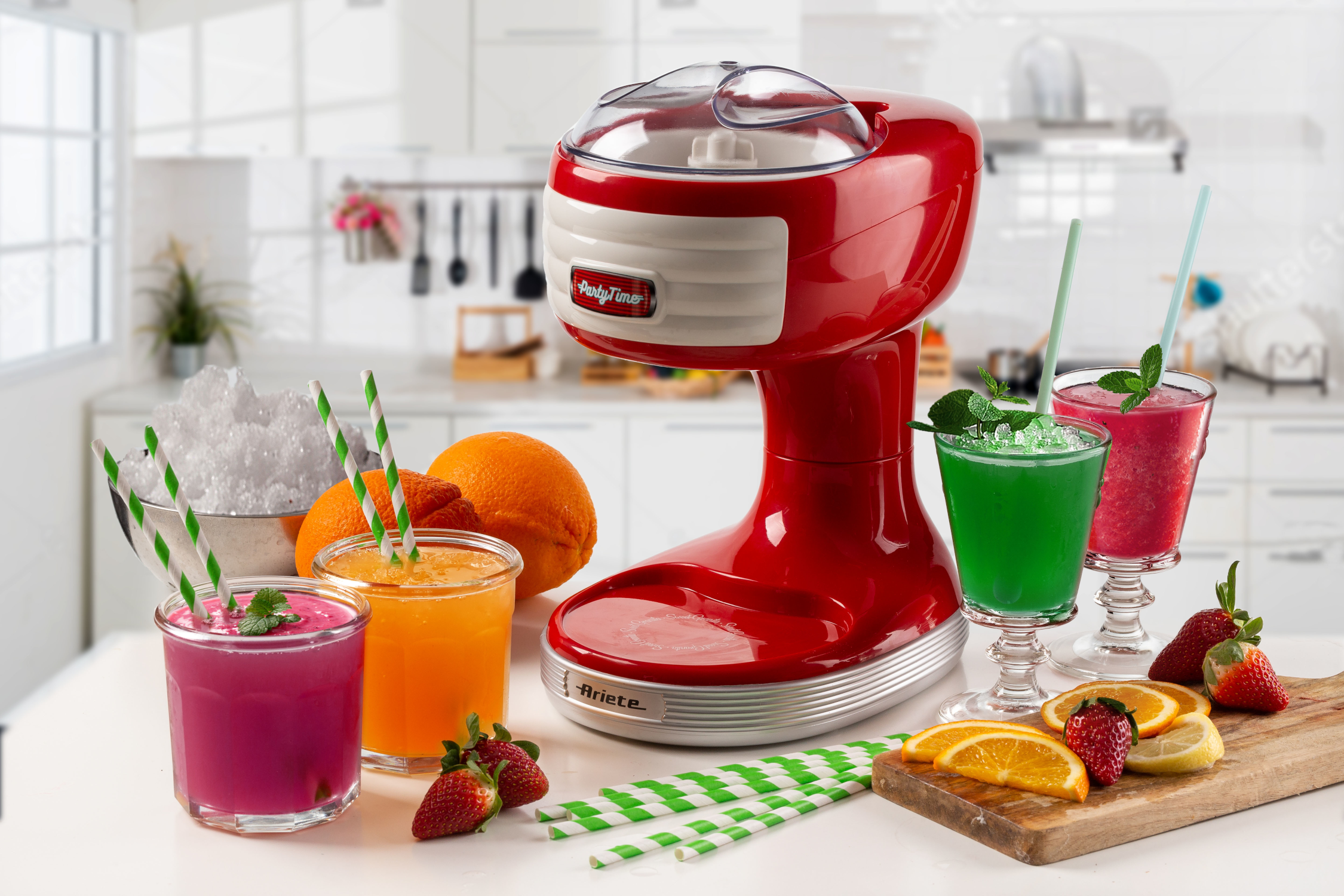 ARIETE 0076R Ice Crusher Party Time Rot Ice Crusher (30 Watt, , Rot ...