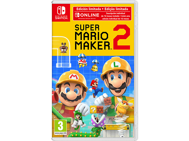 Nintendo Switch Super Mario Maker 12 Meses Nintendo Switch Online