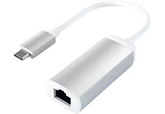 SATECHI ST-TCENS - USB-C zu Ethernet Adapter (Silber)