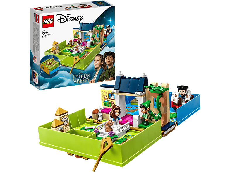 Bausatz, Peter Märchenbuch-Abenteuer & Mehrfarbig Disney Classic – 43220 LEGO Wendy Pan