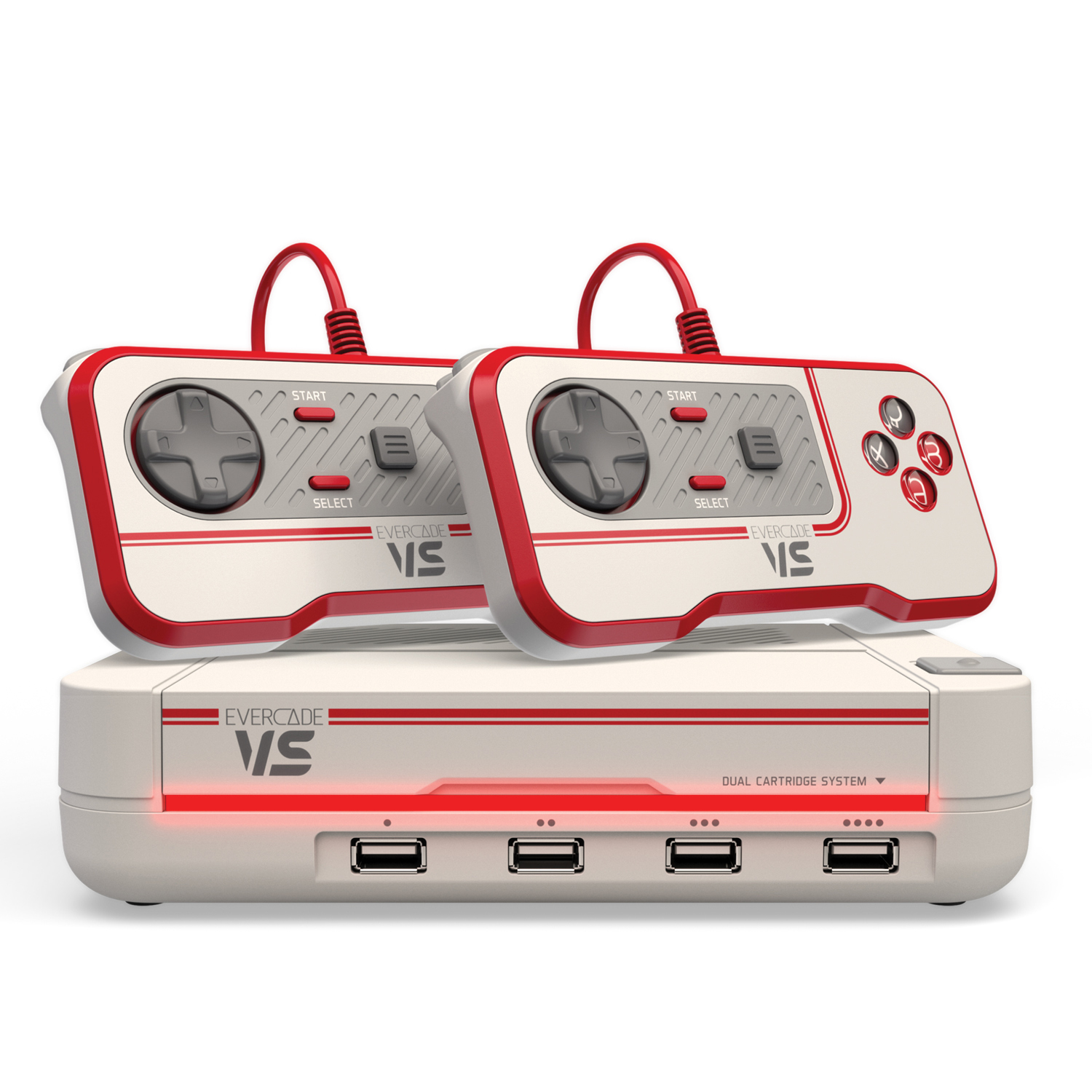 Blaze Evercade VS Premium Pack – Console Rétro + 2 Manettes + 2 Cartouches – Jeux Arcade