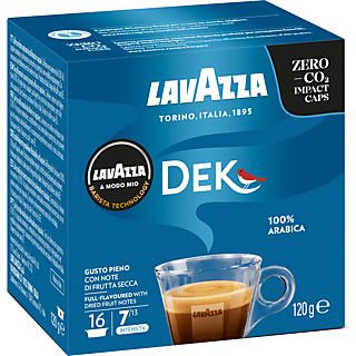 Cápsulas monodosis - Lavazza DEK Contiene 16 cápsulas de café DEK