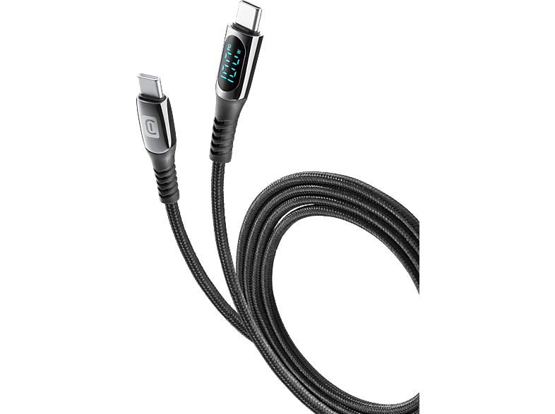 Cable USBC CellularLine USBDATADISC2CTAB2K, Con pantalla, USBC a