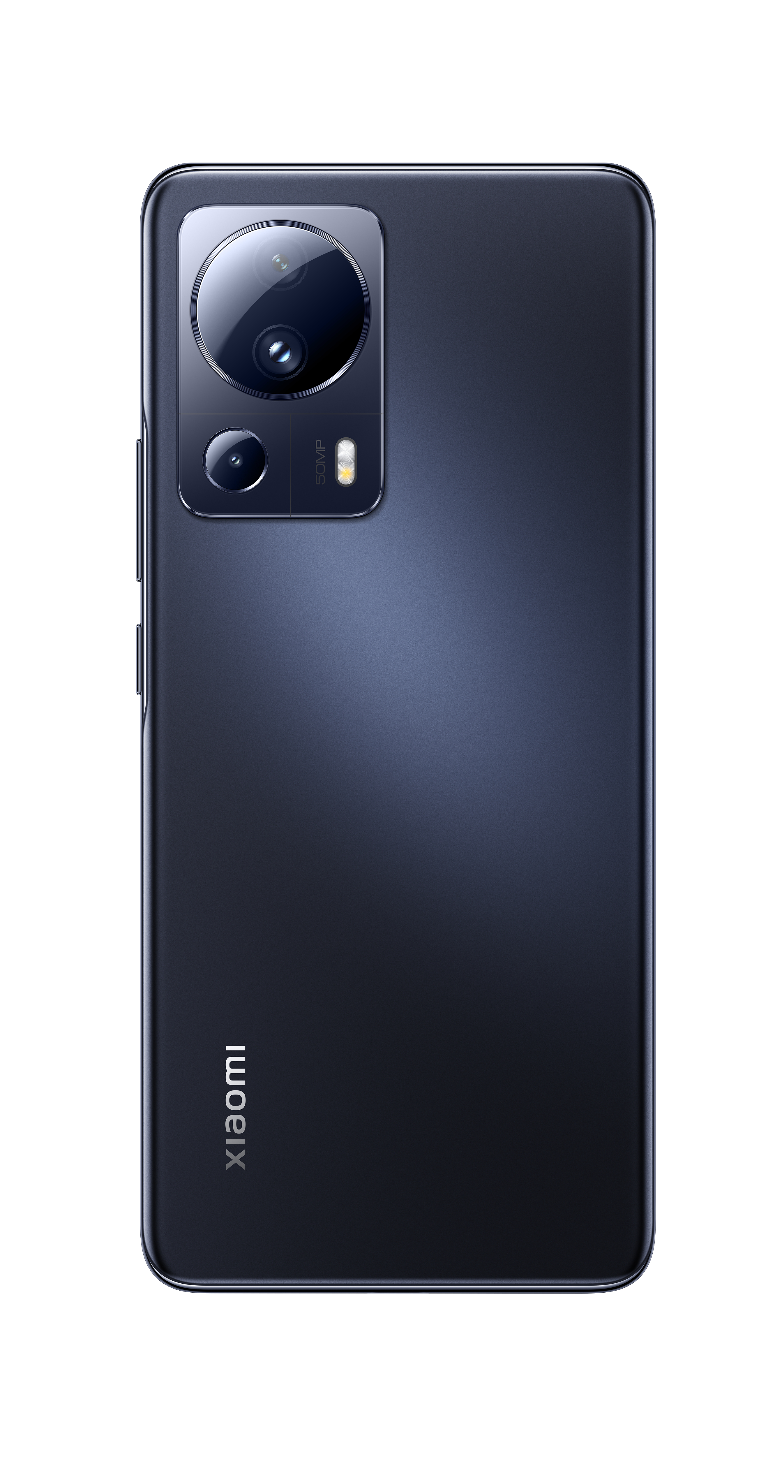 Die Rückseite eines Telefons mit Kamera und Xiaomi-Logo.