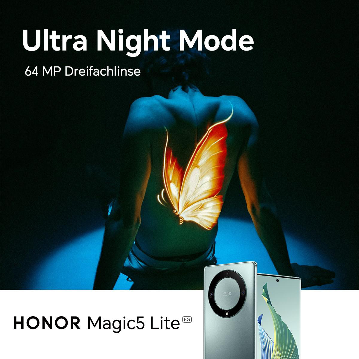 HONOR Magic 5 Lite 256 Dual Green 5G SIM Emerald GB