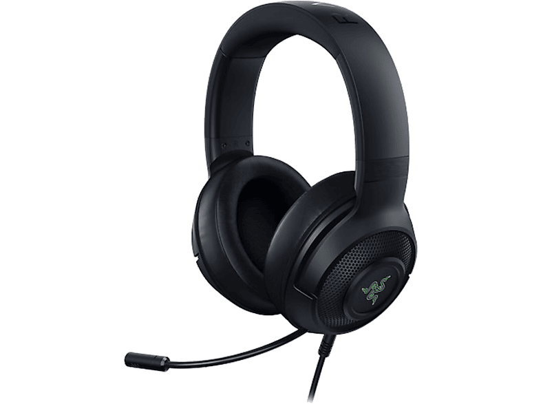 RAZER Kraken V3 X fejhallgató mikrofonnal, RGB, USB, fekete (RZ04-03750300-R3M1)