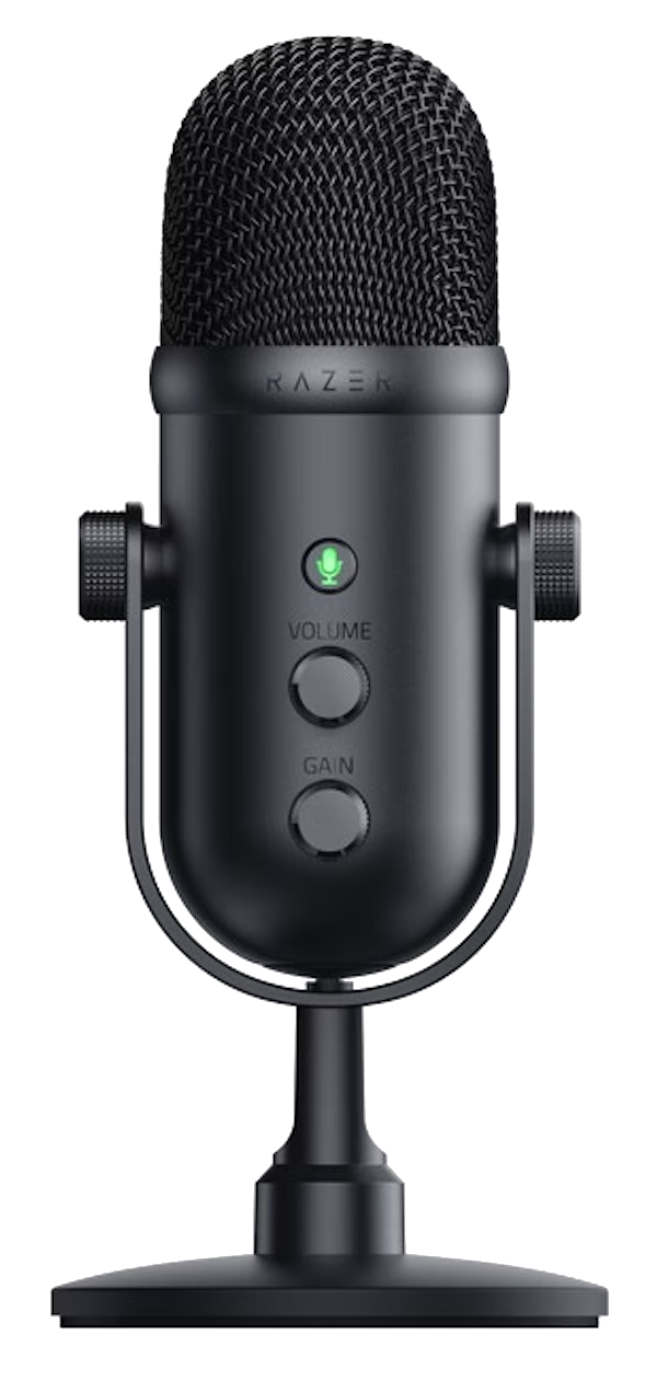 RAZER Seiren V2 X asztali talpas kondenzátor mikrofon, USB, fekete (RZ19-04050100-R3M1)