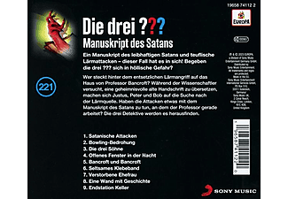 Die Drei ??? Die Drei ??? | Folge 221: Manuskript Des Satans - (CD ...