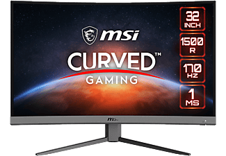 MSI Optix G32C4DE E2 - Gaming Monitor, 31.5 ", Full-HD, 170 Hz, Schwarz