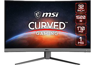 MSI Optix G32C4DE E2 - Monitor da gaming, 31.5 ", Full-HD, 170 Hz, Nero