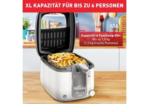 TEFAL FR3141 Super Uno Fritteuse (1,5 kg, 1800 Watt, Weiß) online kaufen |  MediaMarkt