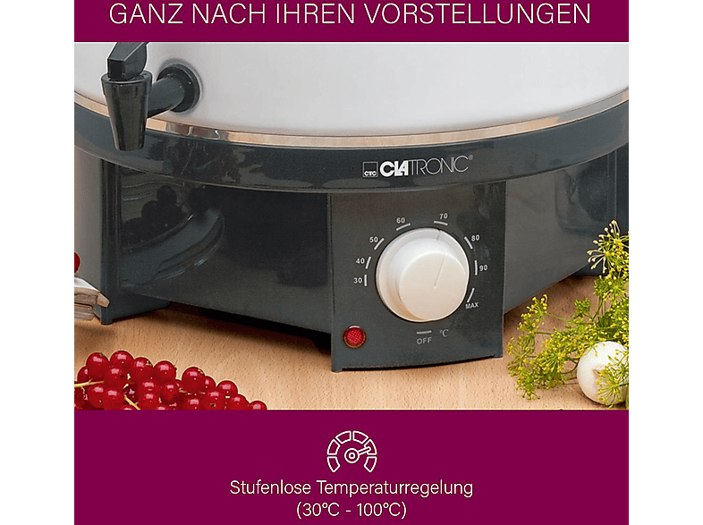 Clatronic EKA 3338 Einkoch-/Heißgetränkeautomat; Einkochautomat — Foto 2 von 5