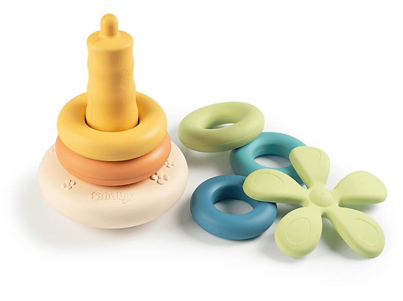 Thumbnail - SMOBY Green Stehauf-Ringpyramide Spielset Mehrfarbig