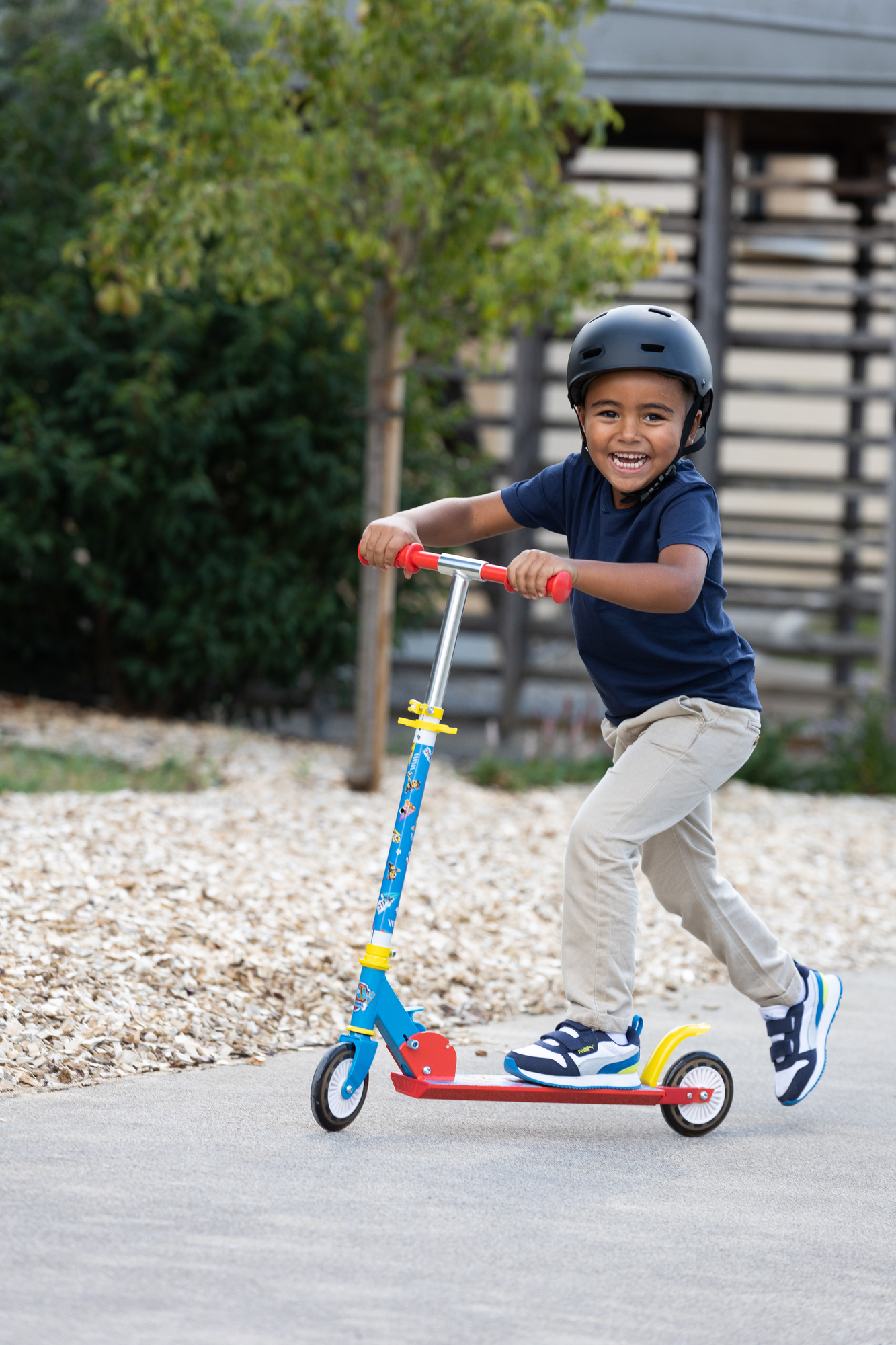 Super Kinderroller Mario SMOBY Roller Mehrfarbig