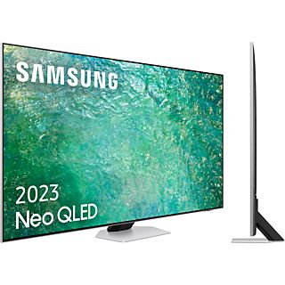 TV Neo QLED 85" - SAMSUNG TQ85QN85CATXXC, UHD 4K, Quantum Matrix, Motion Xcelerator Turbo+, Smart TV, DVB-T2 (H.265), Bright Silver