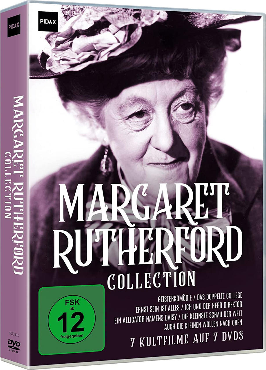 DVD-Box der Margaret Rutherford Collection. Sie zeigt ein Bild von Margaret Rutherford.