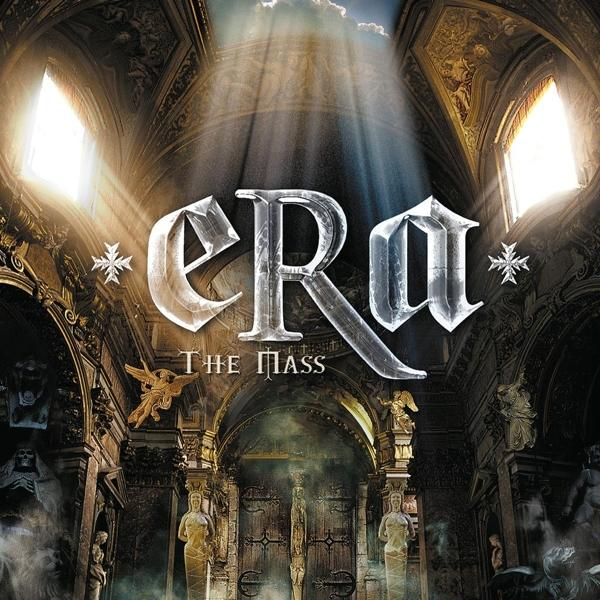 Pochette d'album : Une cathédrale avec de la lumière qui brille à travers le haut. Texte : Era, The Mass.