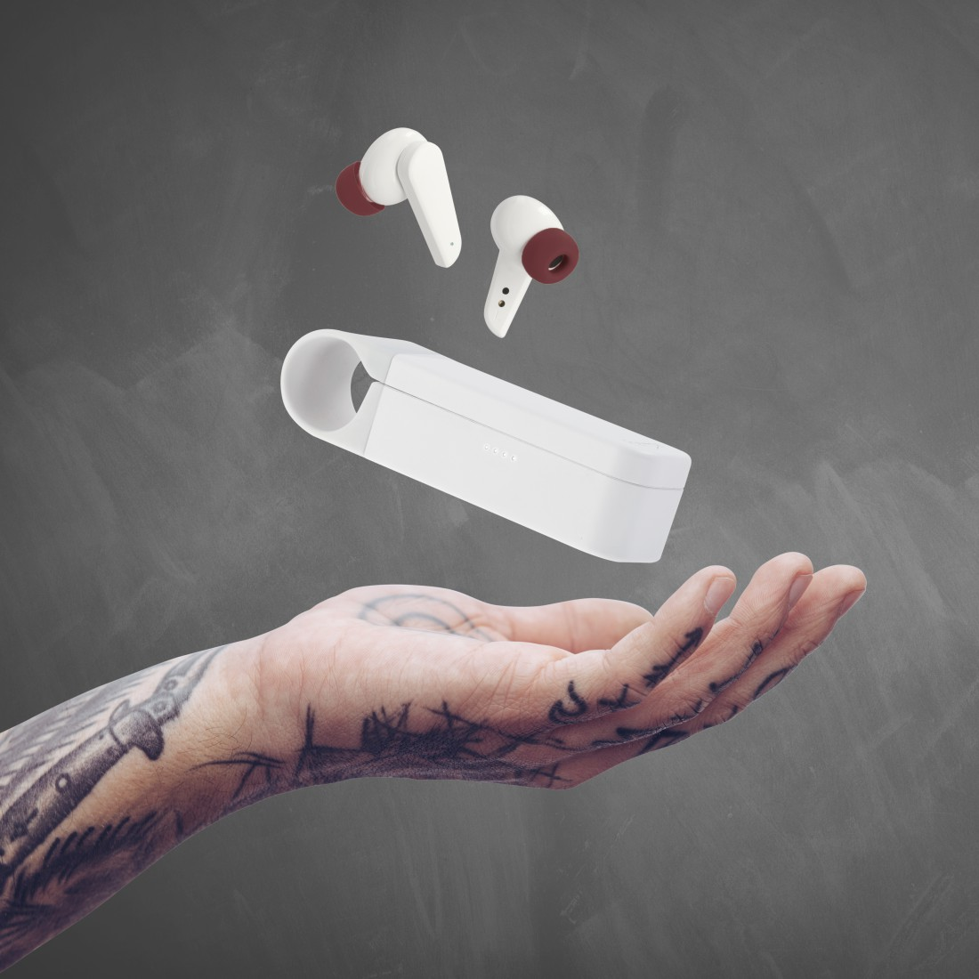 True In-ear Bluetooth Wireless, Pocket Weiß Spirit Kopfhörer HAMA