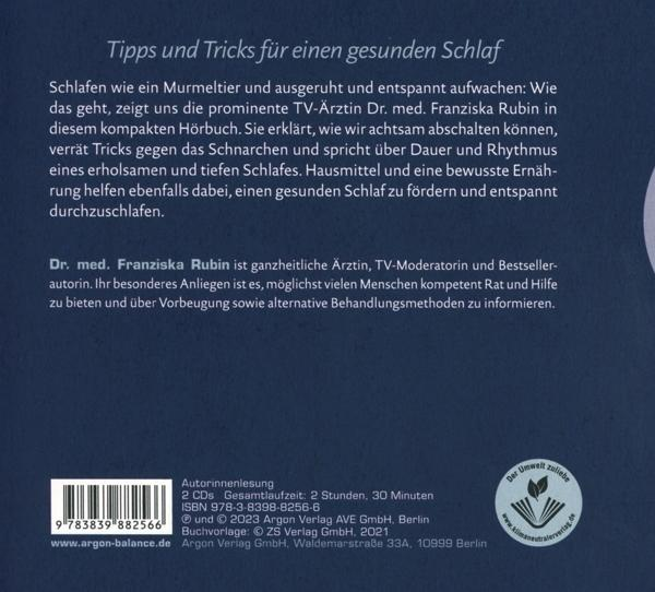 - Schlaf Rubin Franziska Guten Vom Mein (MP3-CD) - Kleines Hörbuch
