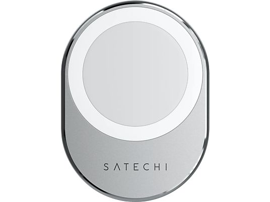 SATECHI ST-MCMWCM QI - Chargeur de voiture sans fil magnétique (Space Gray)