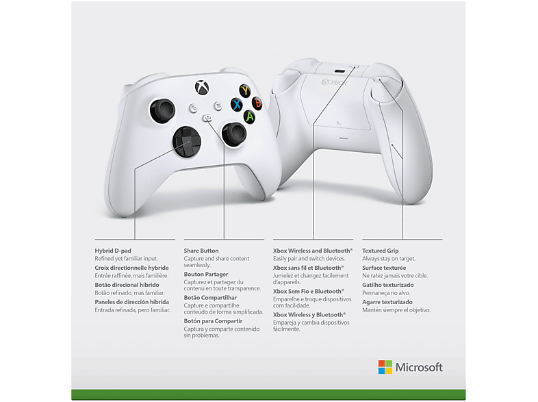 MICROSOFT Xbox Kablosuz Oyun Kumandası Robot White_4