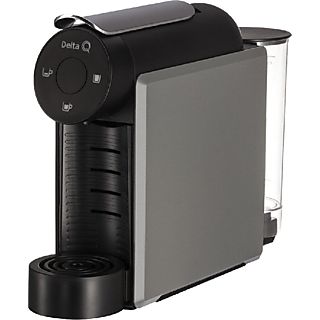 Cafetera de cápsulas - Delta Q Mini Qool, 19 bar, 1 l, 1200 W, Multibebidas, Gris